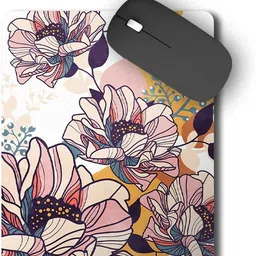 The Desi Monk Flower illastator Anti Skid Mouse Pad for Laptops and Computers Non Slip Base Mousepad-image-48