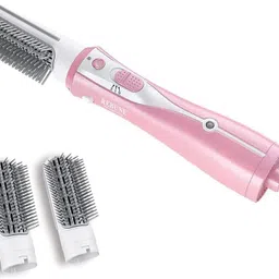 REBUNE RE-2078-2 Pink 1200W Hair Dryer Brush 3 In 1 Hot Air Styler Straightening Hair Dryer-picture-41