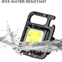 paryavaran COB RECHARGABLE KEYCHAIN LIGHT LED Spot Light (Black) 0 W 5 cm Tube Light-picture-11