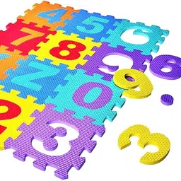 allsmiles toys Kids Alphabet & Number Foam Mat | 36 EVA Tiles A-Z & 0-9 Educational Puzzle image 4