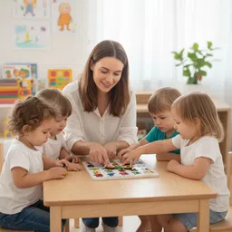 shree jee enterprises Wooden Puzzle Toy for Kids – Fun & Educational Learning Board with Countings image 2