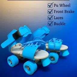 quick india mart roller-skating-blue In-line Skates - Size One US image 5