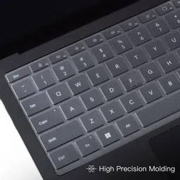 Saco Keyboard Cover for 2024 Microsft Surface Laptop 7 (7th Edition Copilot+ PC) 13.8 & 15 inch [Not fit for Older & Other Version] Keyboard Skin image 2