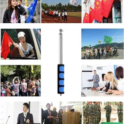 ARTISTERY 2 pcs Social Distance Stick 5 Feet Extendable Handheld Social Pointer Stick image 3