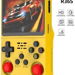 HG WORLD Retro Game R36S Video Game Hand Gaming Console For Pocket Portable Game Box 3.5 IPS Screen Rechargeable Battery Handheld Console Gaming 64 GB with 21+ Emulators, Hand Video Game, Best Gift For All Ages-picture-29