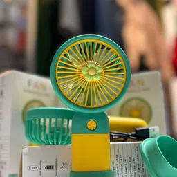 lmr threads Portable USB Rechargeable mini table fan speed, Handheld & Desk F-01 Rechargeable Fan-image-0