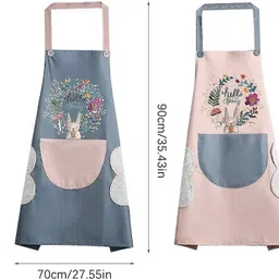 buzzomart Polyester, PVC Home Use Apron - Free Size image 2