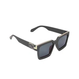 BAYBERRY Unisex Black Lens & Black Oversized Sunglasses with-picture-25