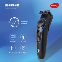 Pigeon Refine Strike Beard Trimmer with 2 Comb Heads - Black image 3