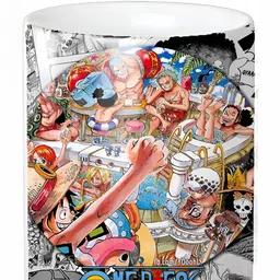 Mr UVD White & Blue Graphic Printed Ceramic Glossy Mug 350 ml-picture-11