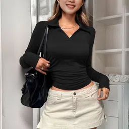 StyleCast Women V-Neck T-shirt-picture-38