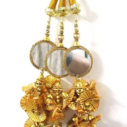 CARAPACE Women Hair Accessory With Mirror & Tassles image 4