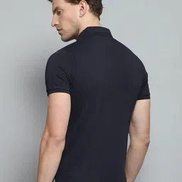 Monte Carlo Men Printed Polo Collar Applique T-shirt image 4