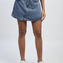 Global Republic Women High-Rise Outdoor Denim Shorts-picture-16