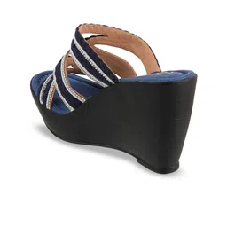 Catwalk Colourblocked Wedge Sandals image 5