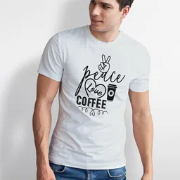 Seekbuylove Men Typography Printed Bio Finish T-shirt image 4