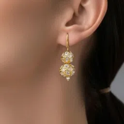 ASIDEA Spherical Drop Earrings image 2