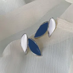 Krelin Silver-Plated Leaf Shaped Studs image 2