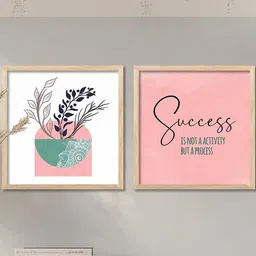 WALLLANE Set of 2 Abstract Wood Wall Art image 4