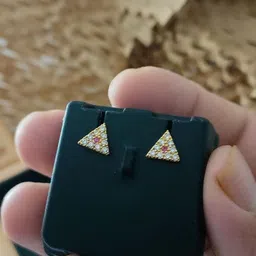 niva fashion Triangular Studs Earrings-image-70