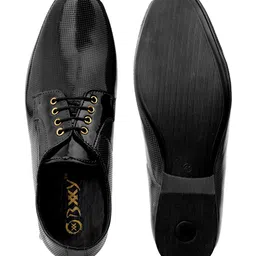 Bxxy Men Textured Round Toe Lace-Up Height Increasing Formal Derby Shoes image 3