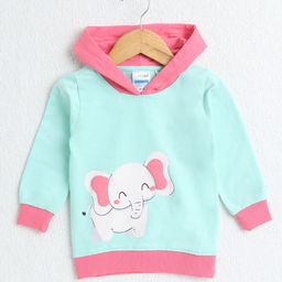 BUMZEE Girls Animal Graphic Printed Hooded Pullover Cotton Sweatshirt-picture-22