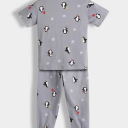 Orange Sugar Unisex Kids Printed T-shirt with Trousers image 2