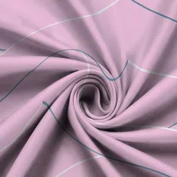 WEAVE AND DECOR Pink & White Geometric 300 TC Bedsheet with 2 Pillow Covers image 4