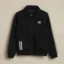 Allen Solly Junior Boys Stand Collar Solid Bomber Jacket-picture-36