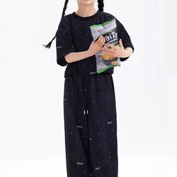 LULU & SKY Girls Printed Night suit-picture-38