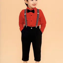 kilimoli Kids-Boys Red Clothing Set-picture-42