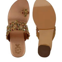 Solefoot Embellished Party Block Sandals image 2