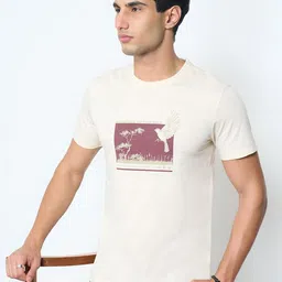 7 Alt by Pantaloons Men Printed Slim Fit T-shirt-picture-29