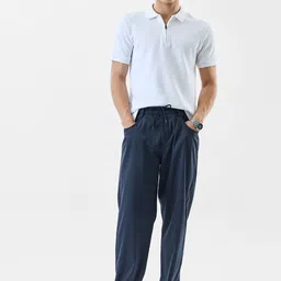 Snitch Men Straight Fit Mid-Rise Regular Trousers image 3