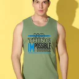 Woostro Men Typography Printed Scoop Neck Cotton Gym Vest-picture-39
