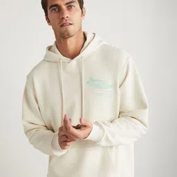 GRIMELANGE Men Typography Printed Sweatshirt image 1