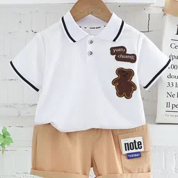 StyleCast x Revolte Boys Cartoon Printed Pure Cotton T-shirt With Shorts-picture-41
