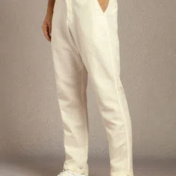 Louis Philippe Jeans Men Slim Fit Flat-Front Trousers image 2