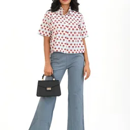 30 Looks Women Shirt Collar Cotton Shirt Style Top image 4