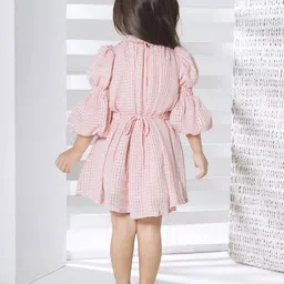 Peppermint Girls Peter Pan Collar A-Line Dress image 3