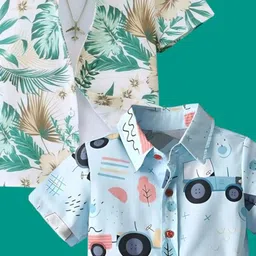 DUTT CREATION Boys Classic Printed Casual Shirt image 5