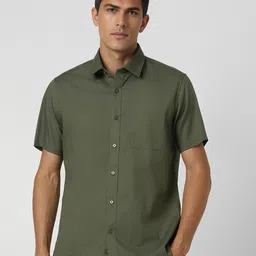 Van Heusen Sport Men Slim Fit Opaque Casual Shirt-picture-28