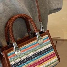 StyleCast x Revolte Colourblocked Detachable Strap Baguette Sling Bag image 4