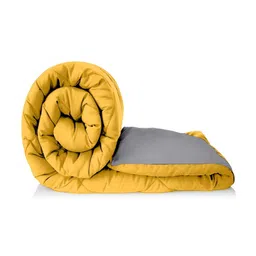 tundwal's Yellow & Grey Heavy Winter Single Bed Comforter image 3