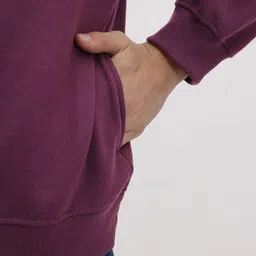 The Roadster Life Co. Solid Mock Collar Sweatshirt image 2