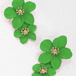 VAGHBHATT Floral Drop Earrings-picture-15