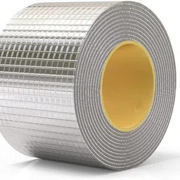 trench Single Side Waterproof and Heat resistant Waterproof Permanent Manual Repair Aluminum tape Waterproof Tape,Aluminum Foil Butyl Tape,Crack Roof Duct Repair Adhesive Tape (Manual)-picture-16