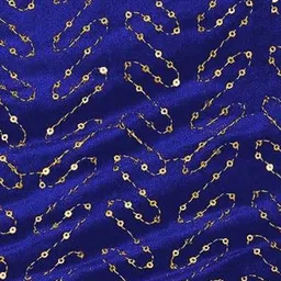 PU FASHION Embroidered Sequinned Stretchable Readymade Saree Blouse image 3