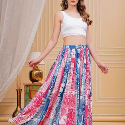 NYPA Printed Maxi Skirts image 3