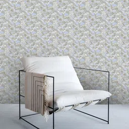 Fedora Wallpapers Blue & Beige 3D PrintedWaterproof PVC Wallpaper-picture-42